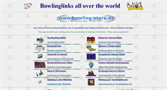 Desktop Screenshot of bowlinglinks.de