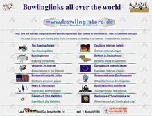 Tablet Screenshot of bowlinglinks.de